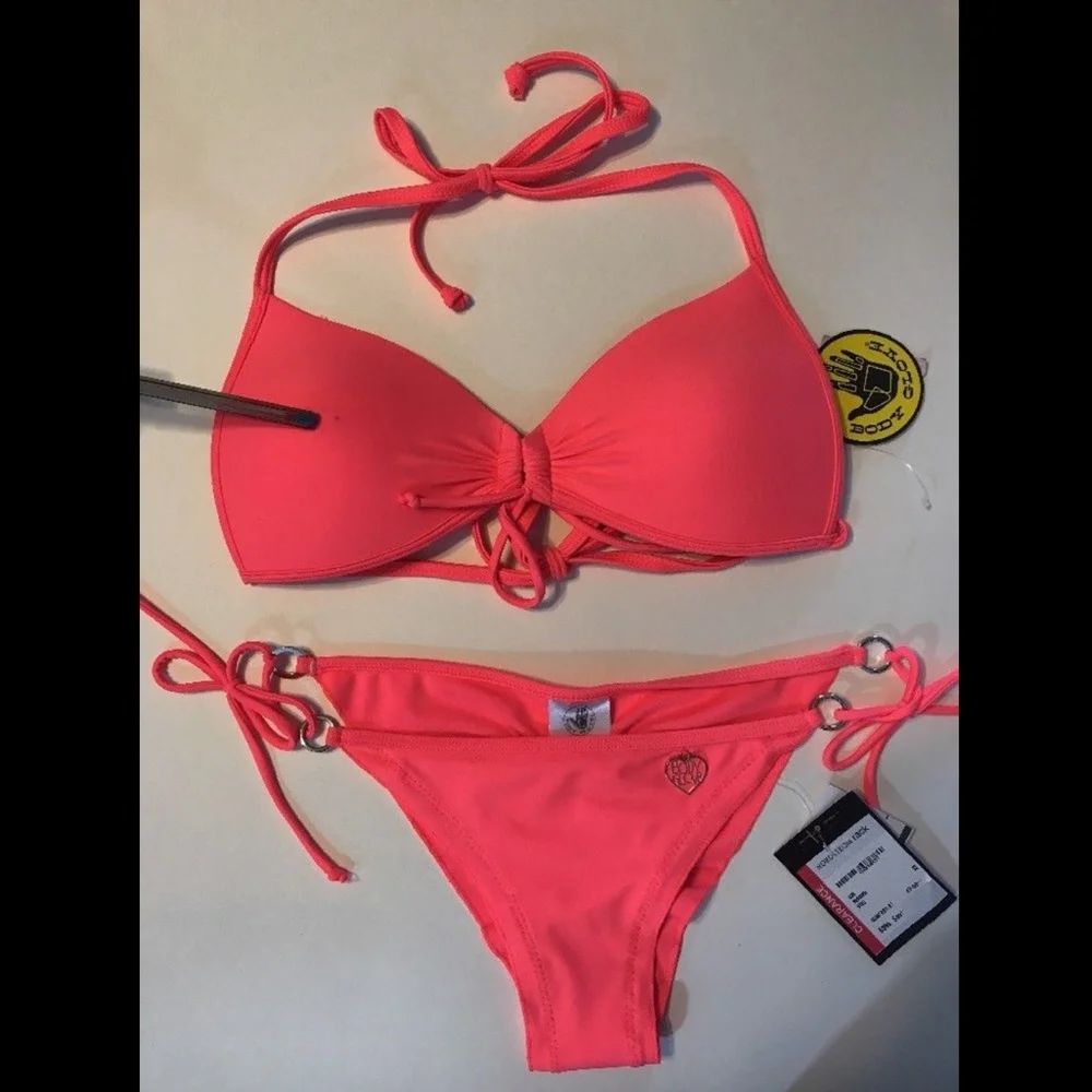 NWT Body Glove Love Bikini‎ Top +Brasilia Bottoms